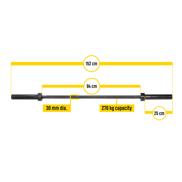 Body-Solid Olympic Bar 150cm OLBAR150