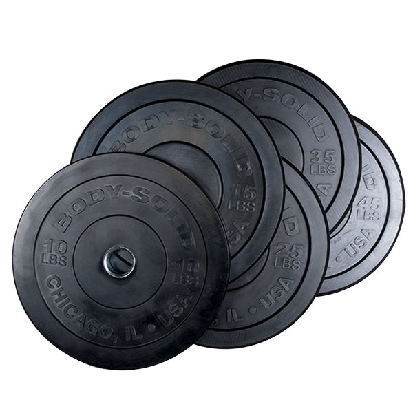 Body-Solid Chicago Extreme Olympic Bumper Plates OBPXK