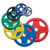Body-Solid 4 Grip Colored Rubber Grip Olympic Plates ORCK