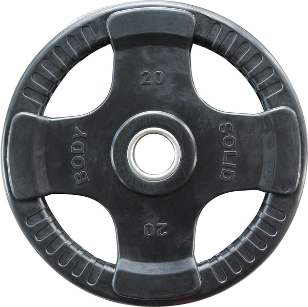 Body-Solid Rubber 4 Grip Olympic Plates ORTK