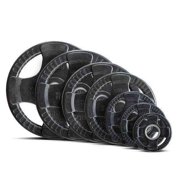 Body-Solid Rubber 4 Grip Olympic Plates ORTK