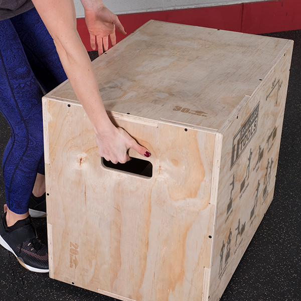 Body-Solid 3-in-1 Wooden Plyo Box  BSTWPBOX