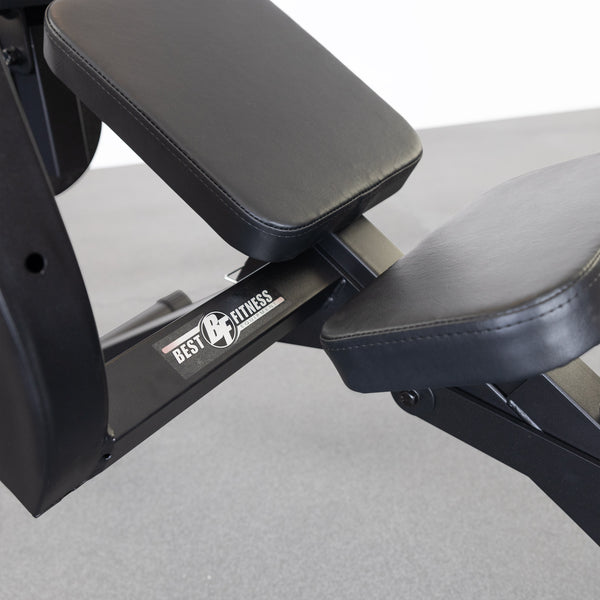 Best Fitness Semi-Recumbent Ab Bench BFAB20B - black