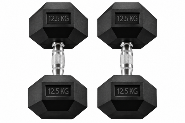 Body-Solid Rubber Coated Hex Dumbbell HEXRU