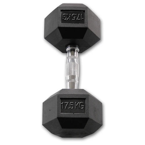 Body-Solid Rubber Coated Hex Dumbbell HEXRU