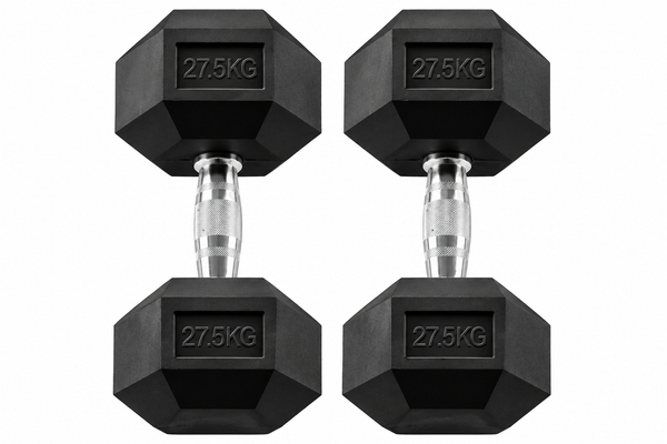 Body-Solid Rubber Coated Hex Dumbbell HEXRU