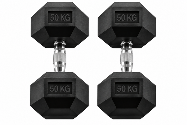 Body-Solid Rubber Coated Hex Dumbbell HEXRU