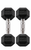 Body-Solid Rubber Coated Hex Dumbbell HEXRU