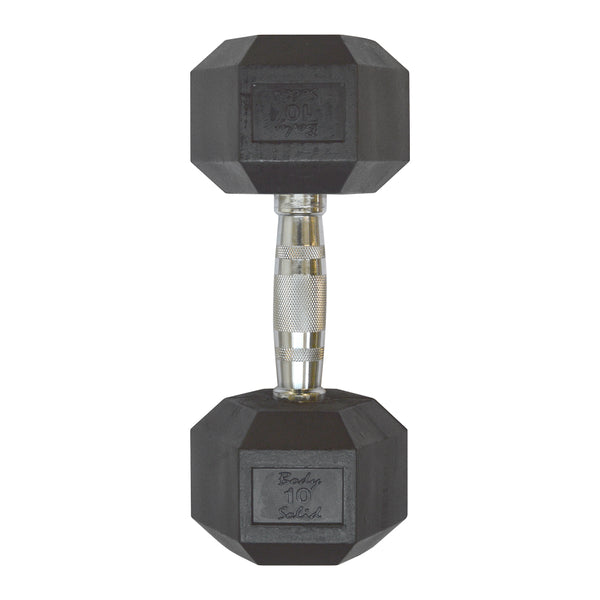 Body-Solid Rubber Coated Hex Dumbbell HEXRU