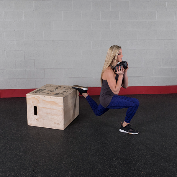 Body-Solid 3-in-1 Wooden Plyo Box  BSTWPBOX